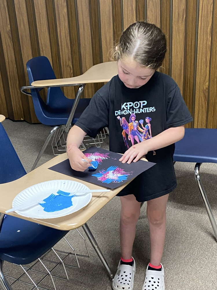 Summer care made fireworks today for 4th of July