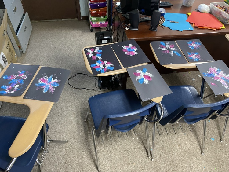 Summer care made fireworks today for 4th of July