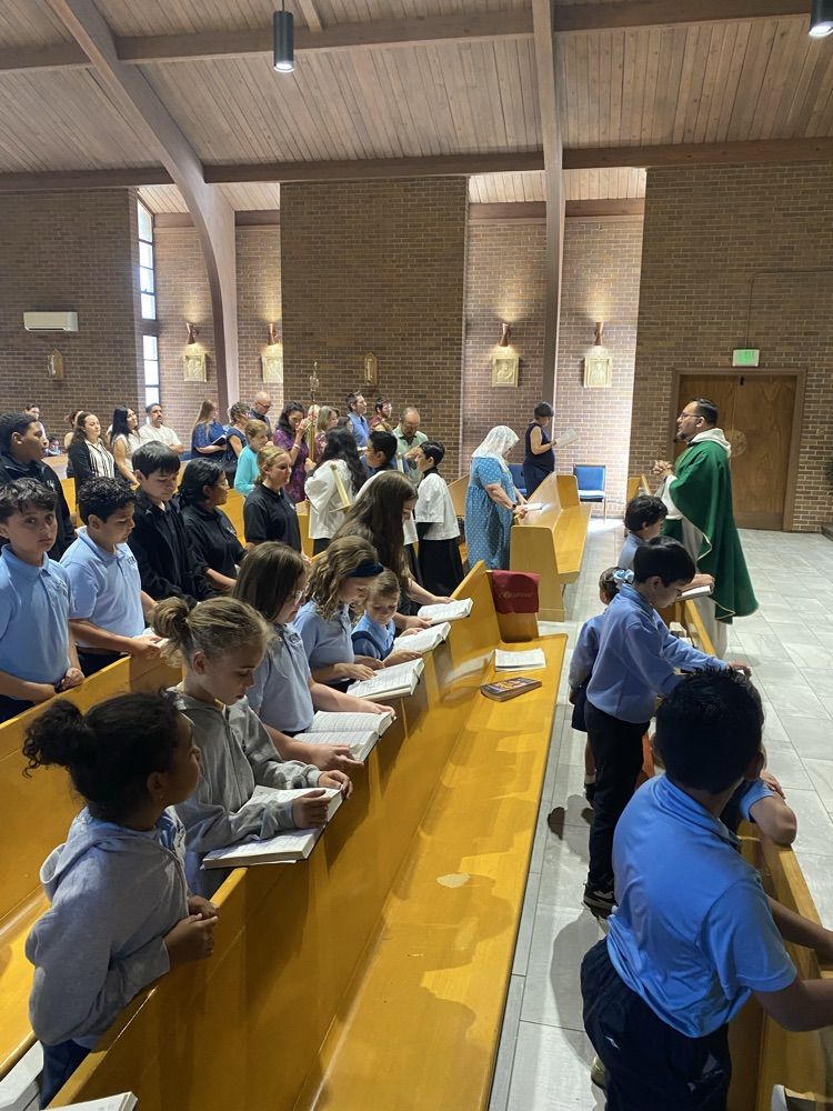 Children’s’ Mass was this past Sunday. It is always so special! I love hearing the children sing and praise God and partaking in the Mass. So Beautiful!!!❤️