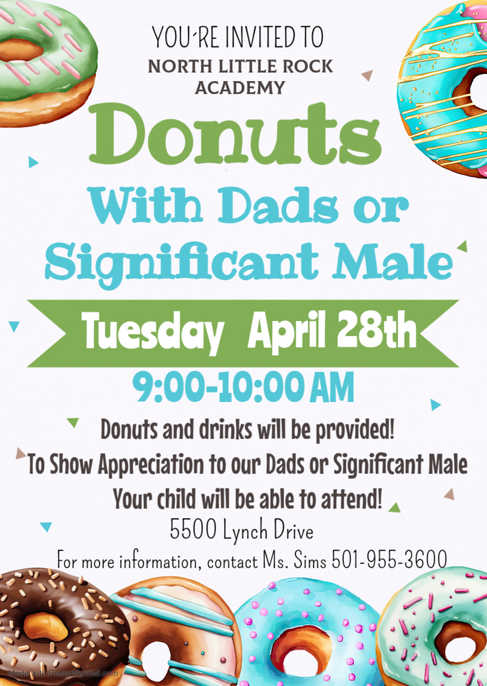 Donuts with Dads or Significant Male