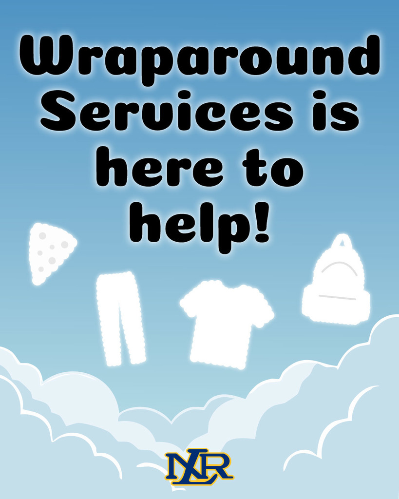 Graphic reads, "Wraparound Services is here to help!"