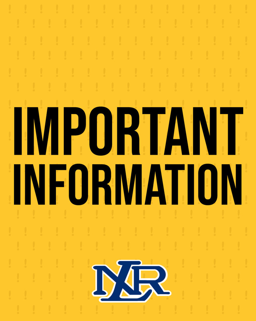 Graphic reads, "Important Information" with the North Little Rock School District logo at the bottom