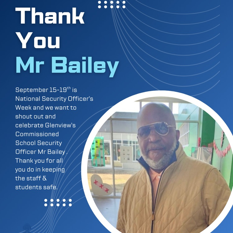 National security officer week celebrates Mr Bailey