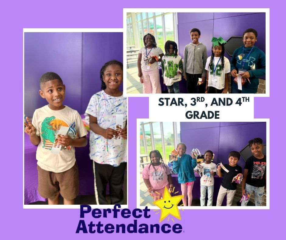 A HUGE CONGRATS to our September Perfect Attendance students! We’re so proud of your commitment to showing up every day. And parents—we see you too! As a thank-you for making sure your child was on time every day, your names went into a raffle for a $20 Kroger gift card. And the parent winner is… Ms. Shanika Williams! Congratulations!! 🎊💜 ¡MUCHAS FELICITACIONES a nuestros estudiantes con Asistencia Perfecta de septiembre! Estamos muy orgullosos de su compromiso de asistir todos los días. ¡Y padres, los vemos también! Como agradecimiento por asegurarse de que sus hijos llegaran puntuales todos los días, sus nombres participaron en un sorteo para ganar una tarjeta de regalo de Kroger de $20. Y la ganadora es… ¡La Sra. Shanika Williams! ¡Felicidades! 🎊💜