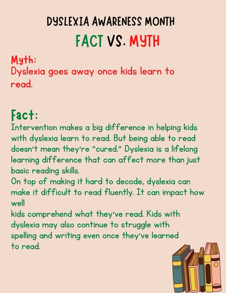 fact 4 dyslexia awareness month 