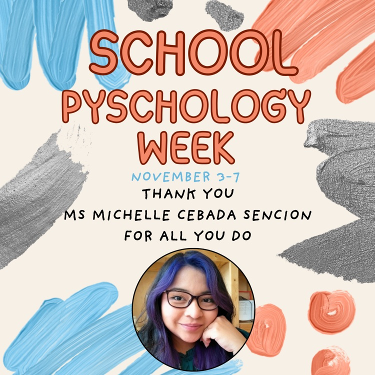 school psychology week announcement