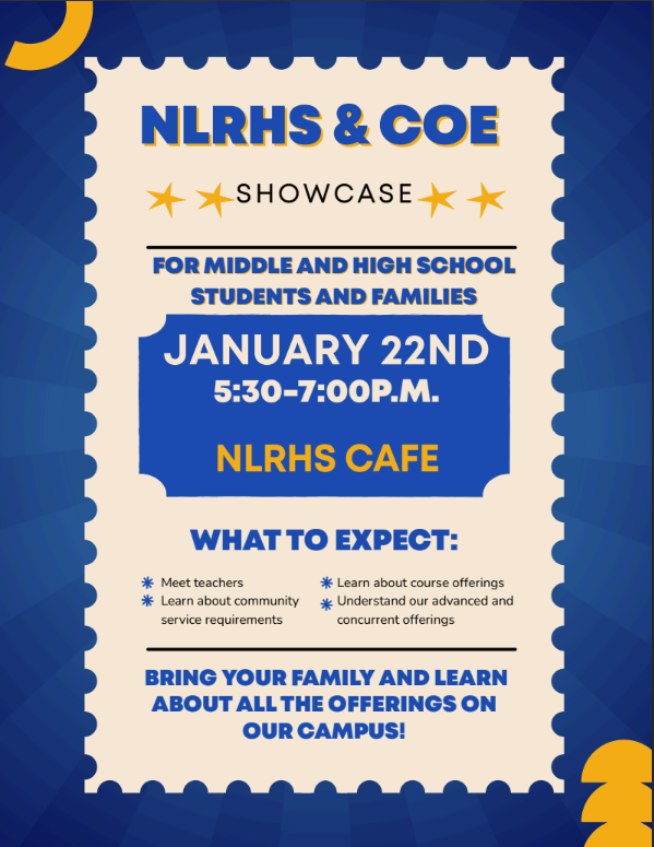 NLRHS and COE Showcase Jan. 22, 2026
