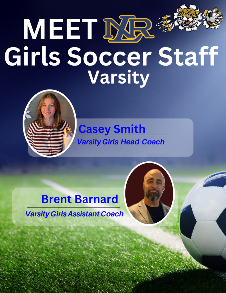 Meet our Girls Varsity Soccer Staff!  Goooo Cats! 💙💛🐾