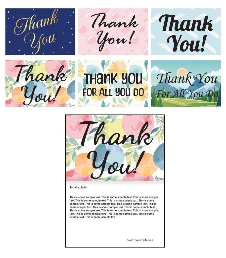 For teacher appreciation week the NLRSD is giving you the opportunity to write a card to your favorite teacher and we will send it to them digitally. Pick from six different designs and write a personal message.  Responses will close today at 11:59PM. Digital thank you cards will be sent out during Teacher Appreciation Week, which is May 4-8.  https://docs.google.com/forms/d/e/1FAIpQLSevT04zdXz_gNdVIVAVSACLFXKEzAtA_oeku4YEjQeVGcfBnQ/viewform