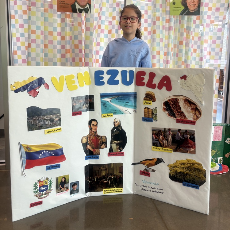 luciana with her project