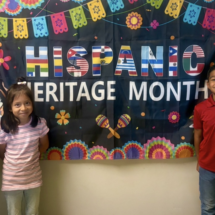 students with flag