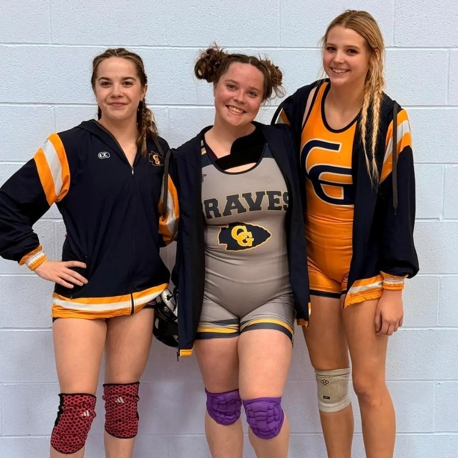 girls wrestling placers