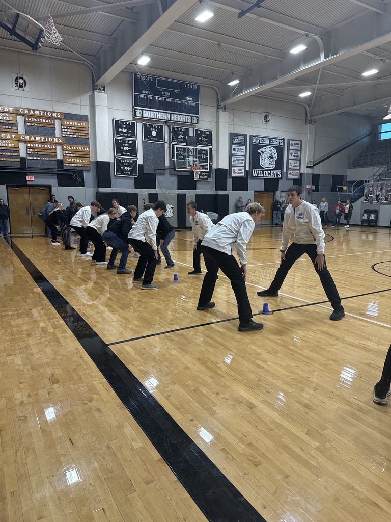 STUCO held a pep rally for the basketball game against Waverly, boys and girls are ready to take on the bulldogs. Faith Hamlin took first in a head, shoulders, knees and cup match.