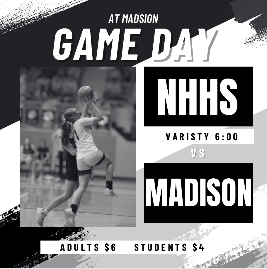 Basketball game tonight at Madison. Come support your cats against the bulldogs!