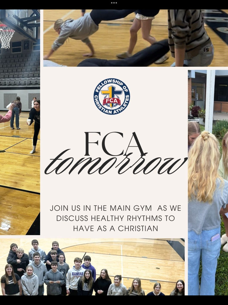 FCA is hosting their monthly meeting tomorrow!