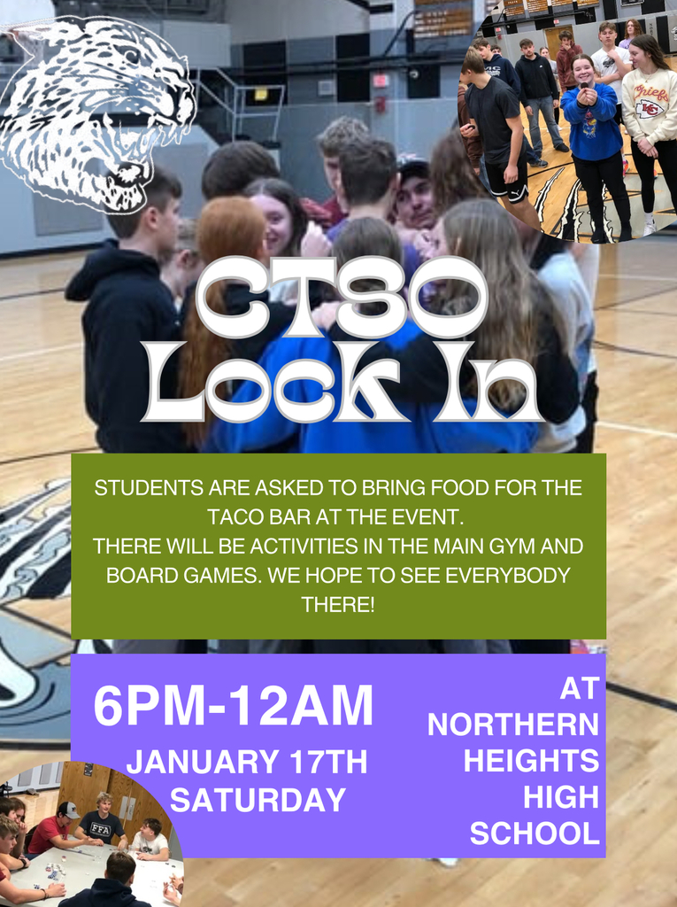 The CTSO lock-in is happening this weekend the 17th..! Starting at 6 pm lasting until 12 am. Make sure to bring items and check in with your FFA officers or Mr.Lang.  https://youtu.be/fQLzUqFKEl0?feature=shared