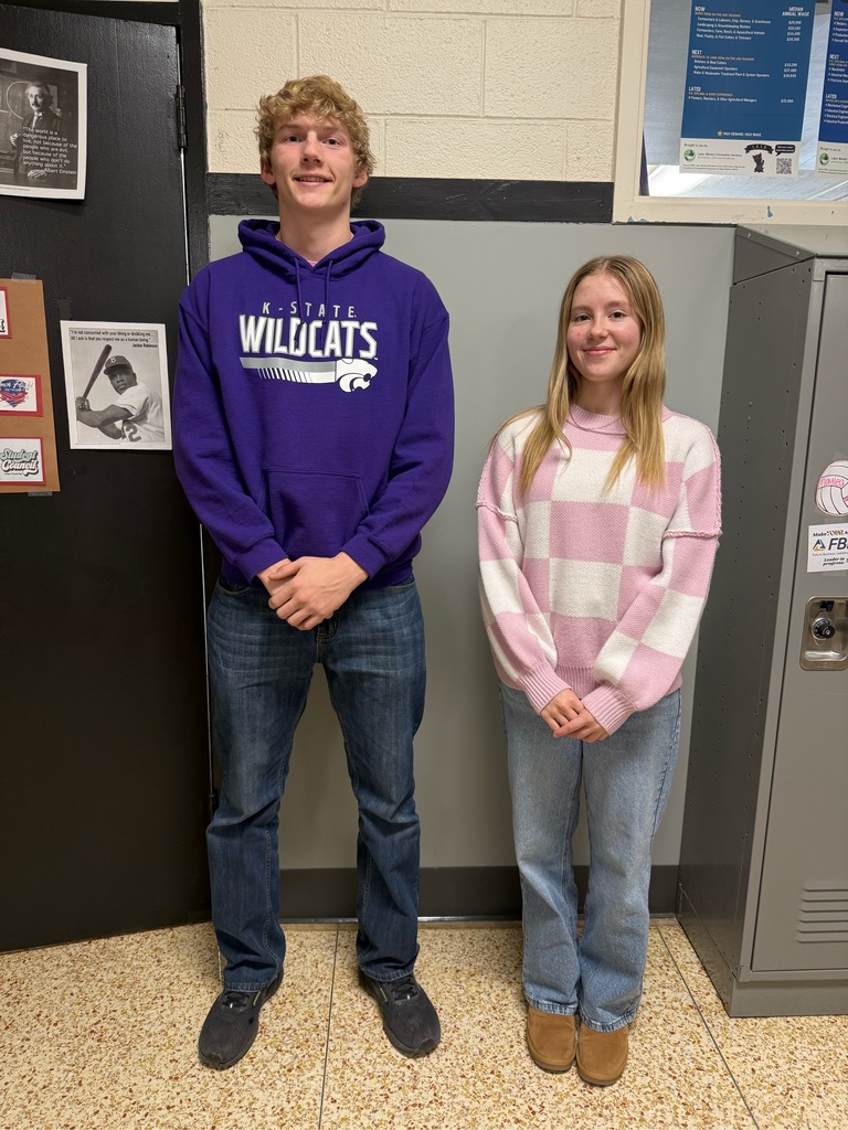 Congratulating seniors Kelton Bish and Briauhna Pierce on their Optimist All-Star Team selection for basketball.