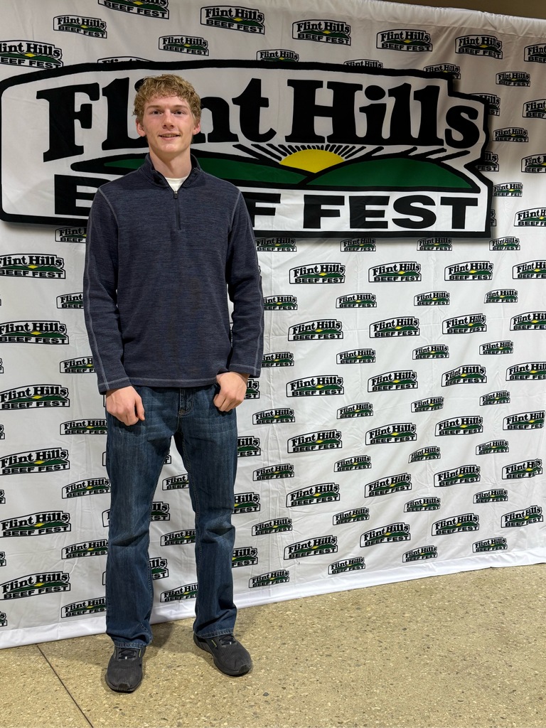 Congratulations to Kelton Bish of Northern Heights, and Maddie K with Lilly S of Olpe for receiving the Beef Fest Scholarship sponsored by Jordan Jenkins, Ryan Arndt, and Brody Peak. This is such an amazing opportunity for these seniors! -Credits: Southern Lyon County FFA