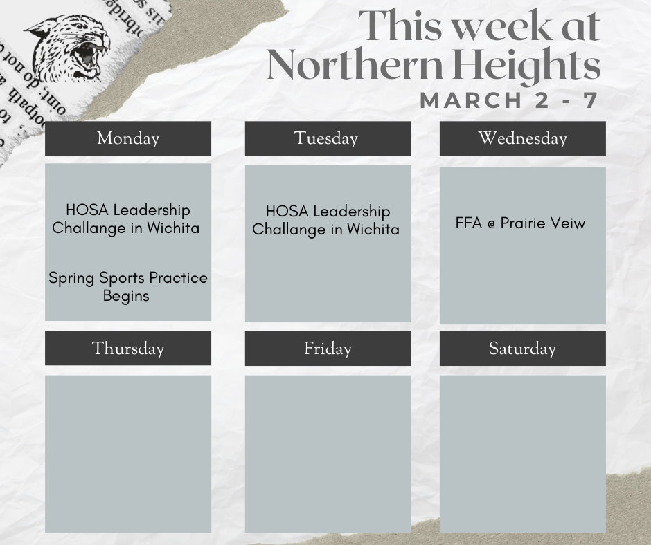 March 2-7 at Northern Heights