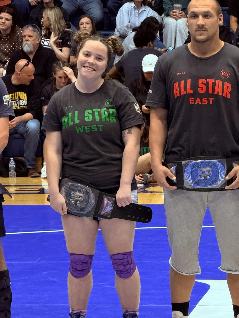 Brenah with her belt 