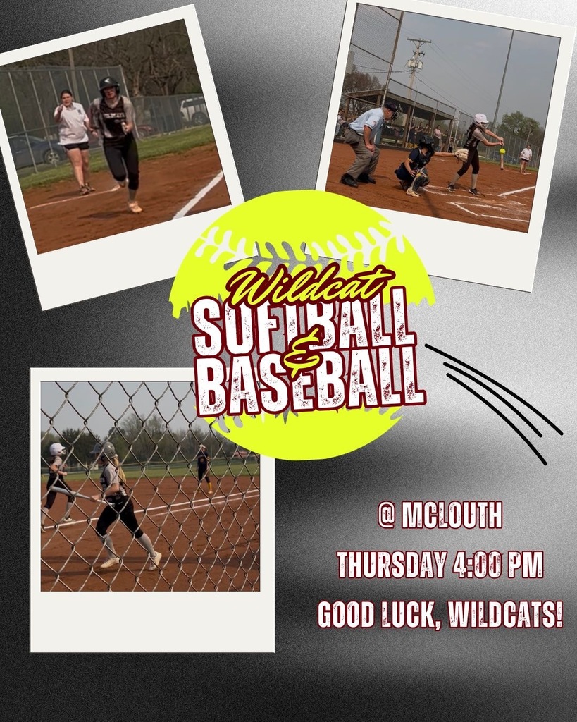 Good luck to our Wildcat baseball and softball athletes as they travel to their first away game of the season!