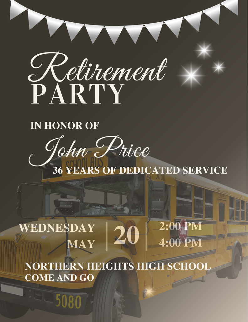 John Price Retirement- May 20th 2:00-4:00 PM