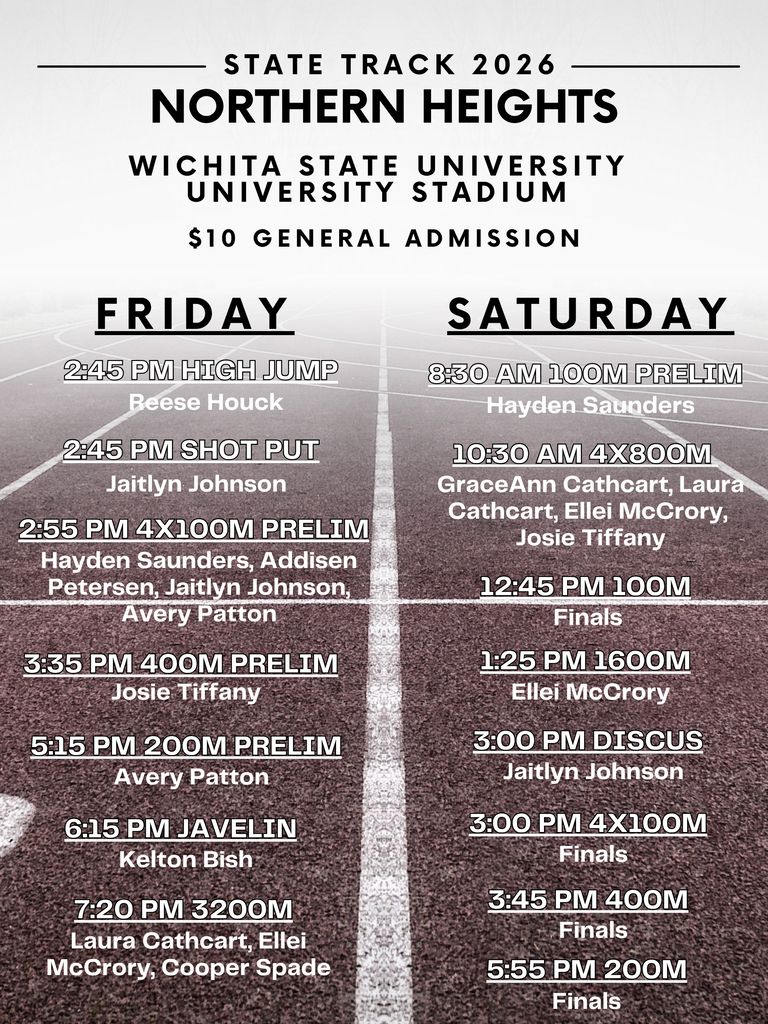 NH State Track Schedule