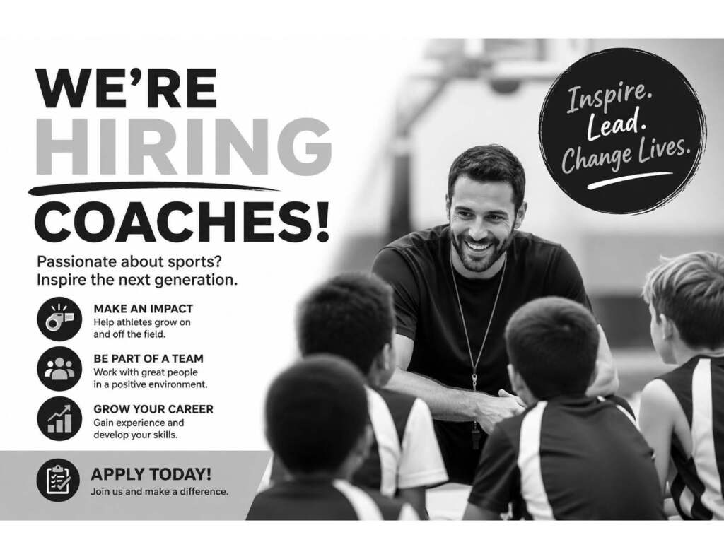We are hiring Coaches