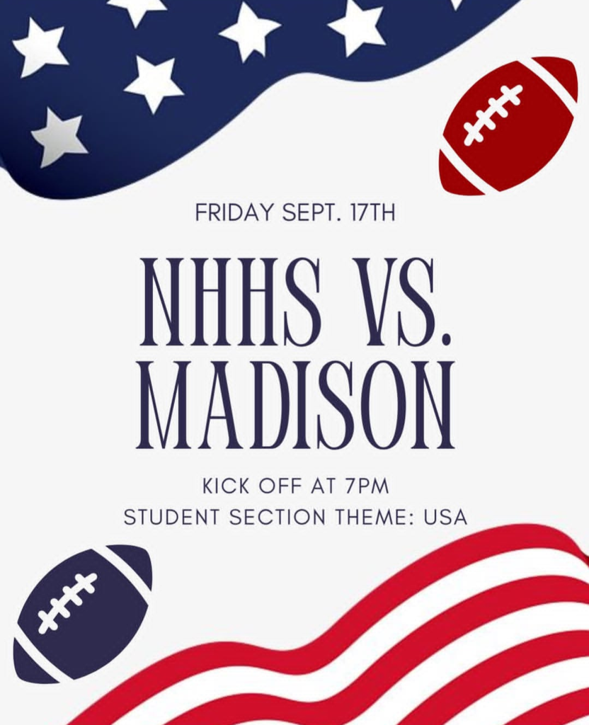 Northern Heights football game tonight VS. Madison