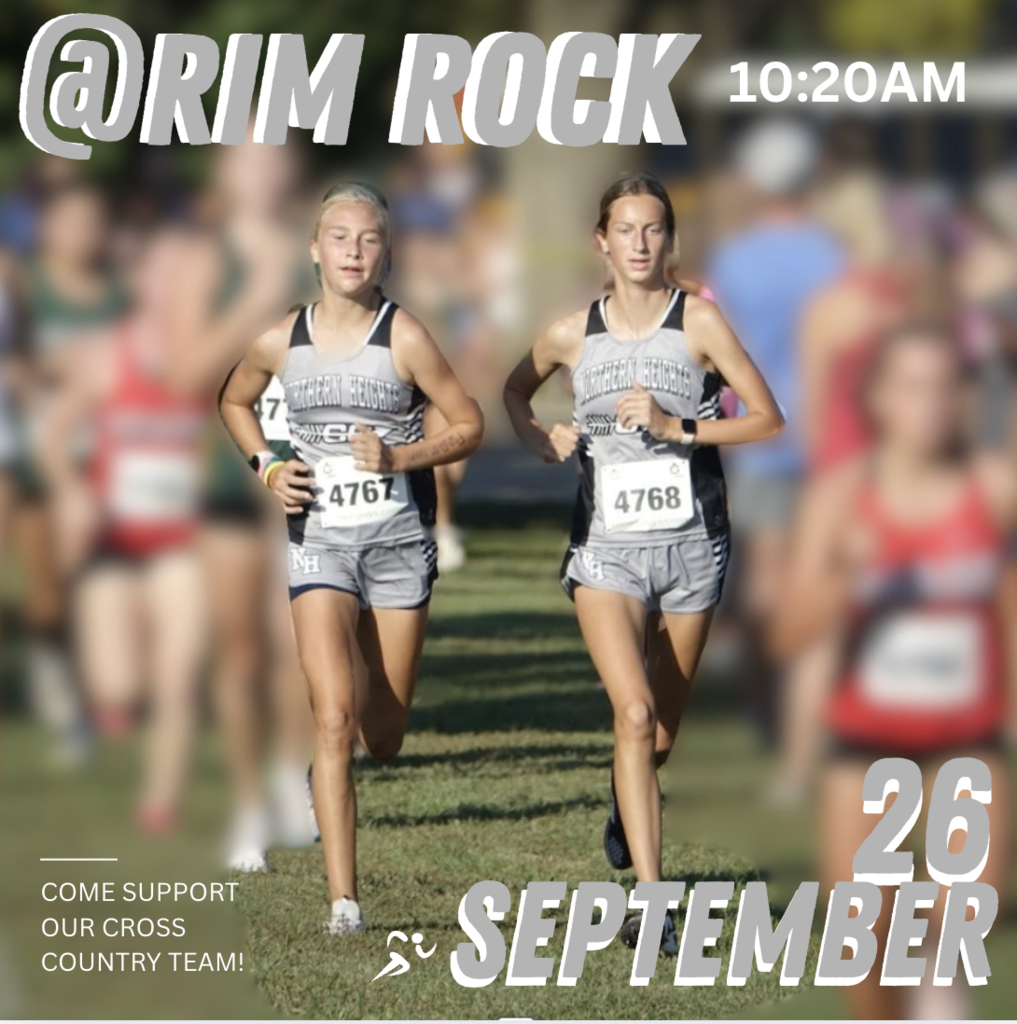 Big meet this weekend. Come support the Cross Country team at Rim Rock on Saturday, September 26th!