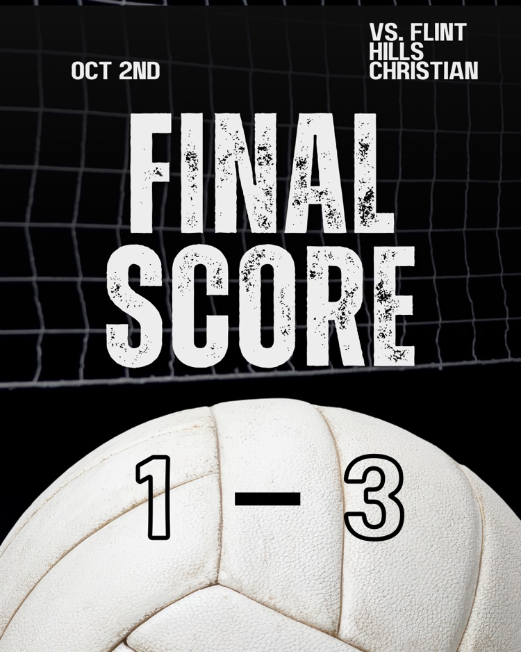 Final score from 10/01/26 vball