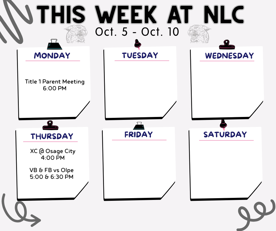 NLC Schedule