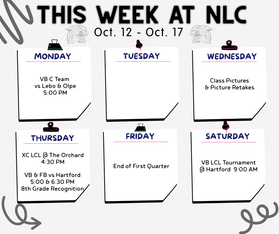 NLC Schedule