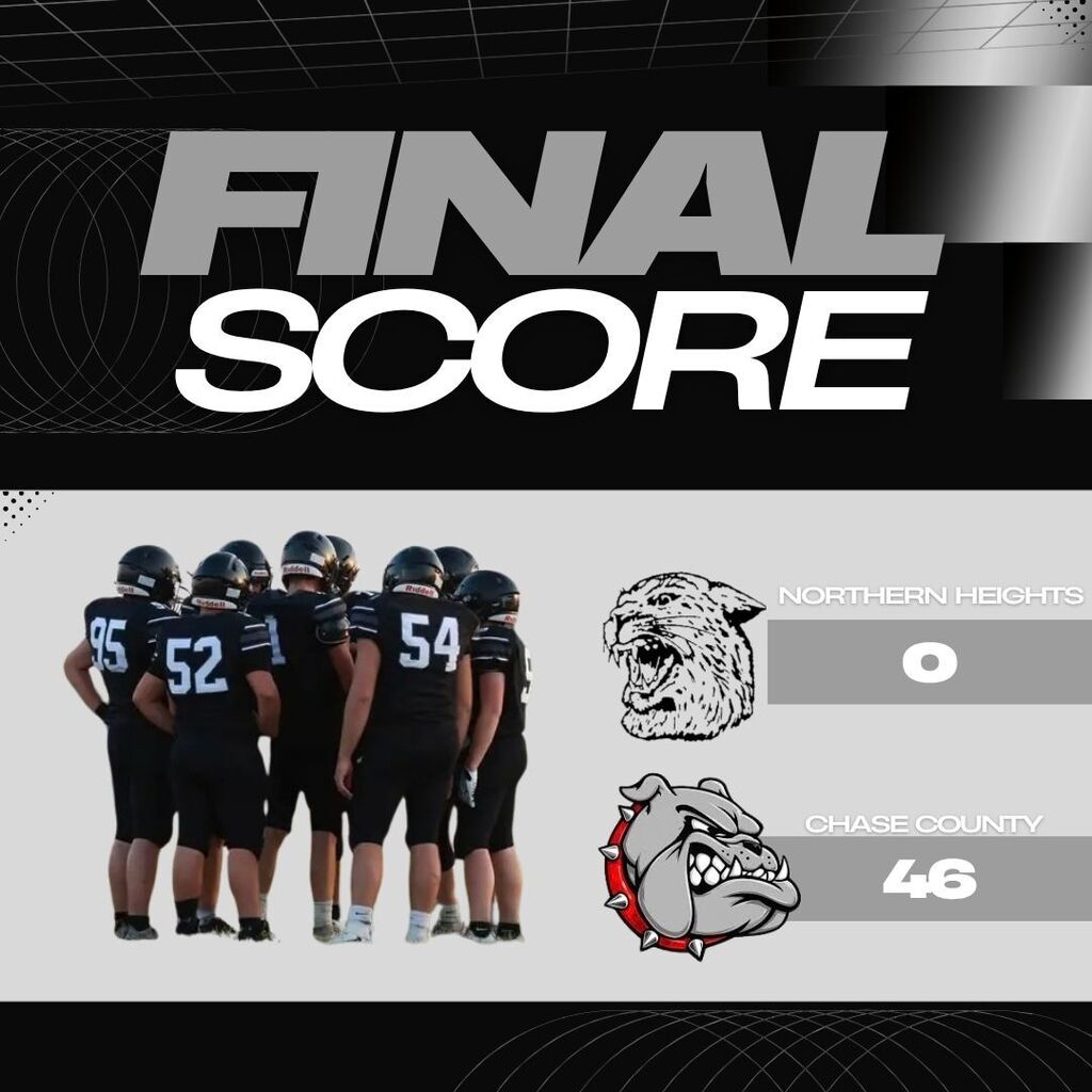 Northern Heights football scores VS Chase County 10/09