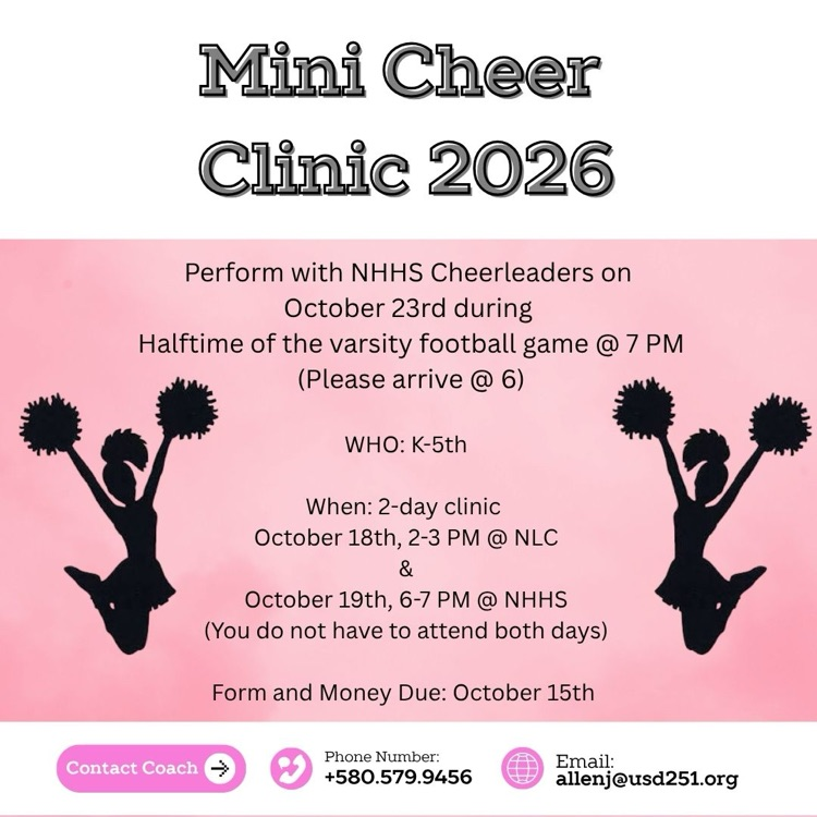Mini cheer clinic information