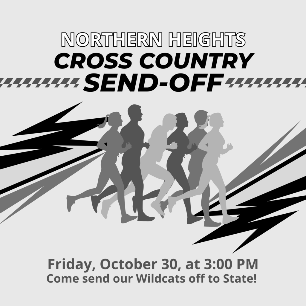 XC Send-Off Oct. 30th, 3:00 PM