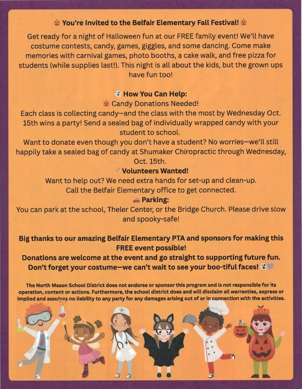 Fall Festival Info.