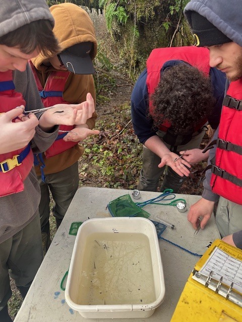 Aquaculture Class on Union River