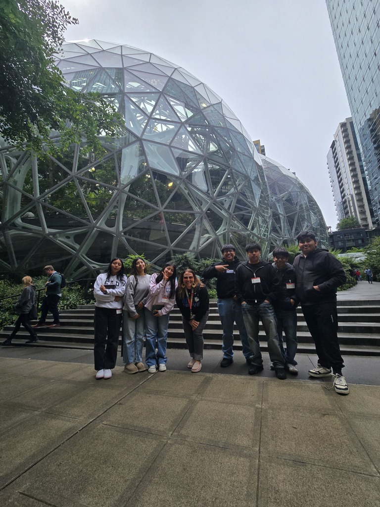 NMHS Students visiting Amazon HQ
