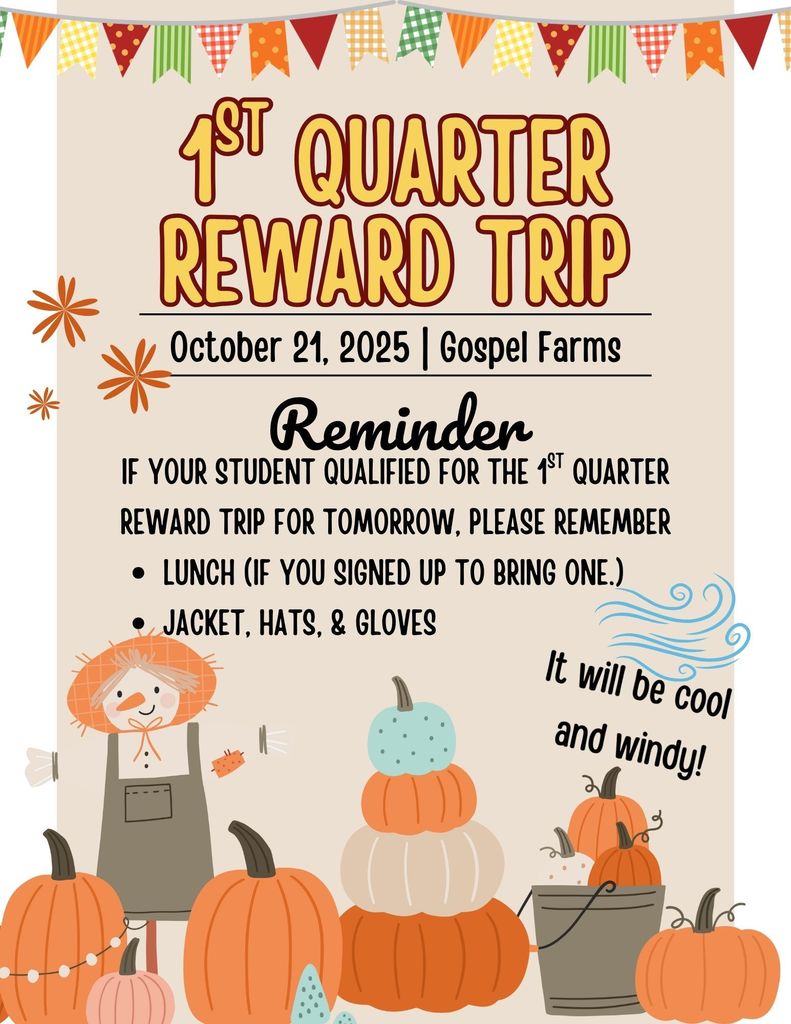 1st quarter reward trip