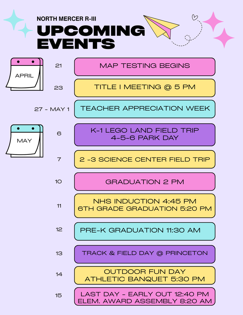 upcoming events