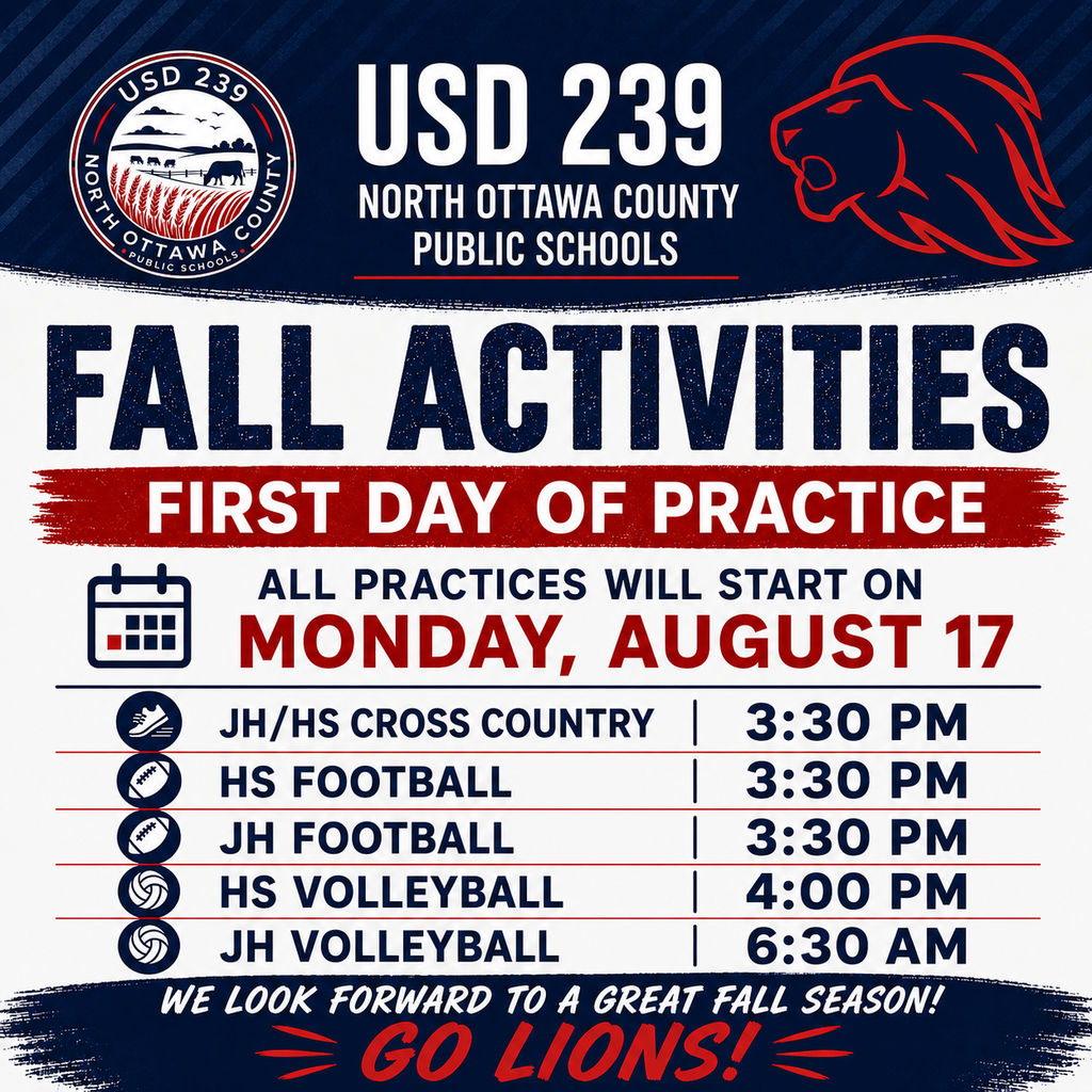 first day of practice list for fall sports teams