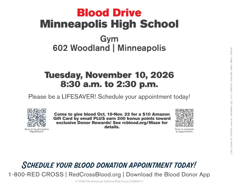 Blood Drive Information