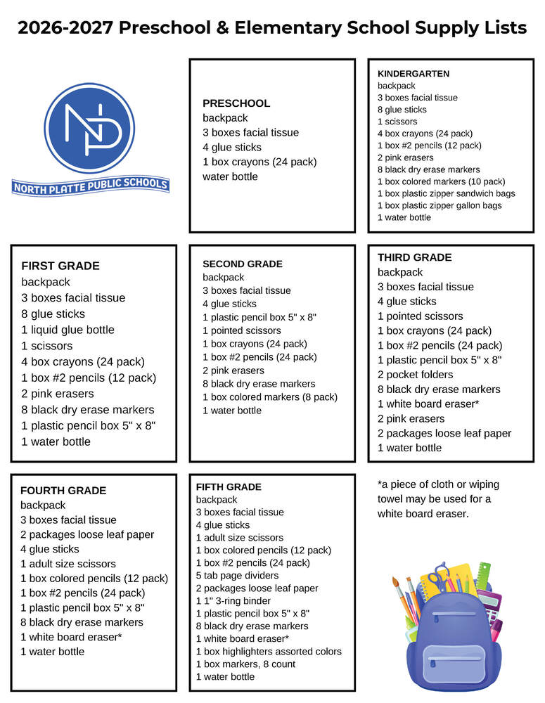 School Supply List