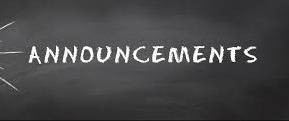 announcements