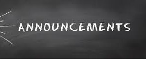 announcements