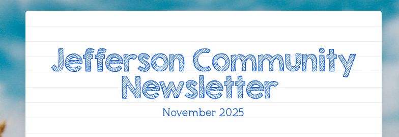 November 2025 Newsletter