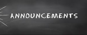 announcements
