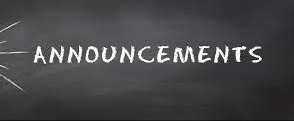 announcements