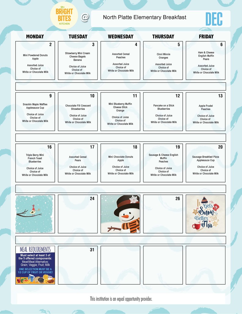 Breakfast Menu